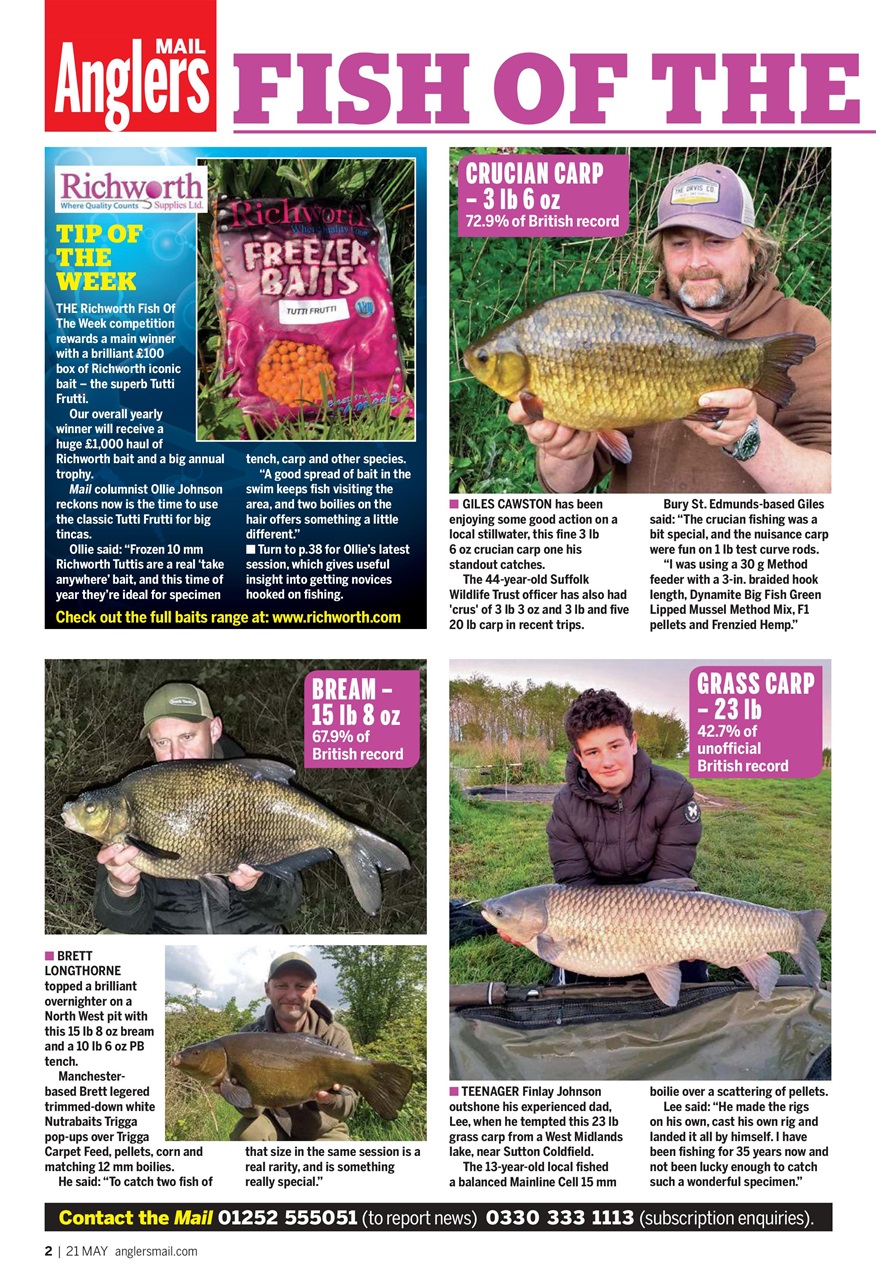 Anglers Mail Preview Pages