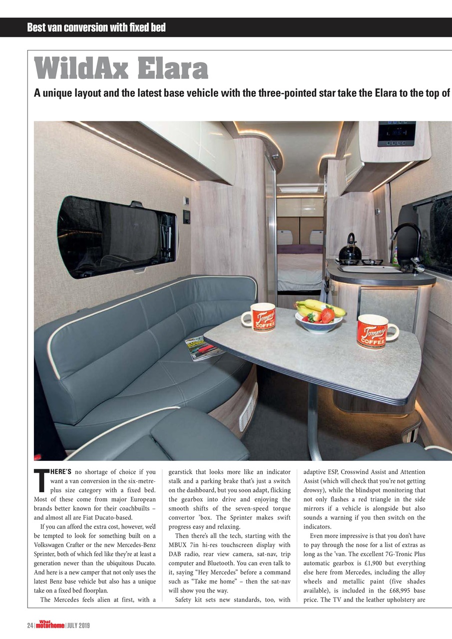 What Motorhome magazine Preview Pages