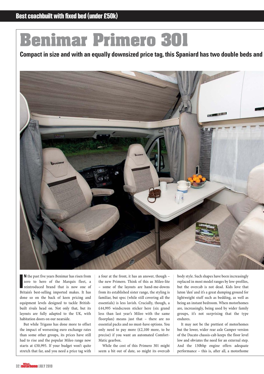 What Motorhome magazine Preview Pages