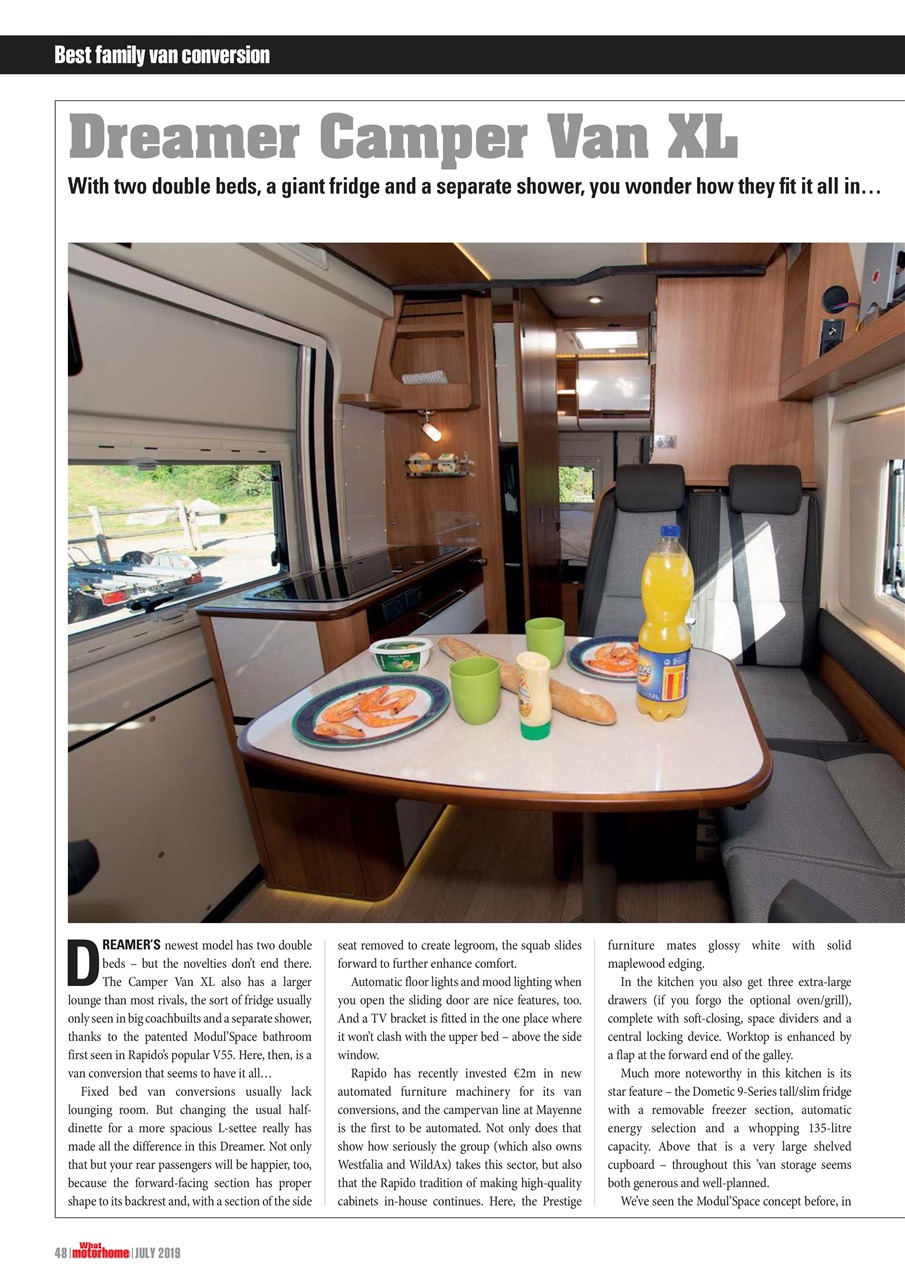 What Motorhome magazine Preview Pages