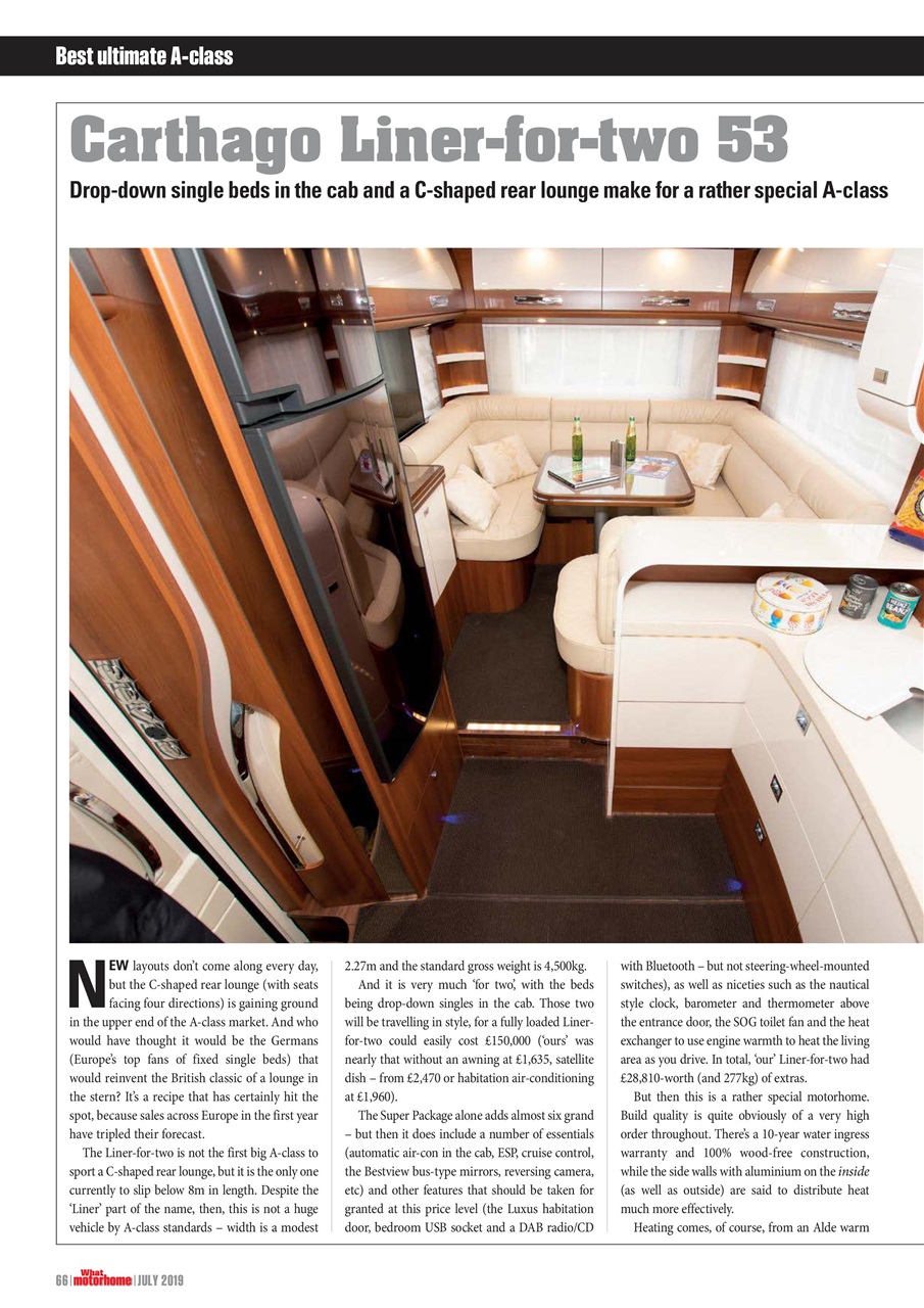 What Motorhome magazine Preview Pages