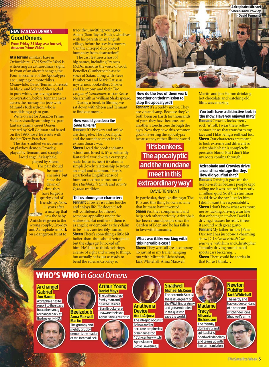 TV & Satellite Week Preview Pages