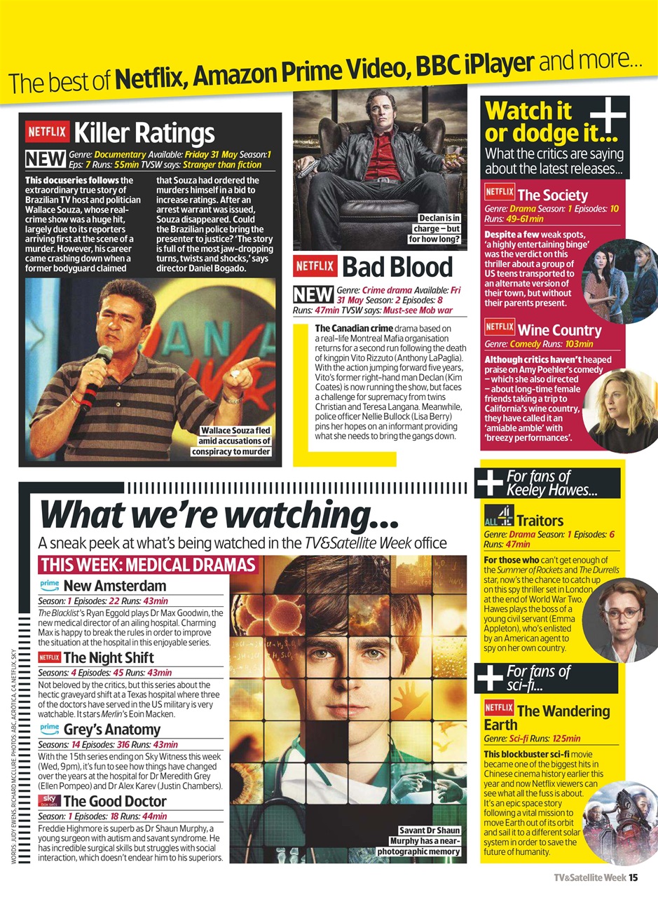 TV & Satellite Week Preview Pages