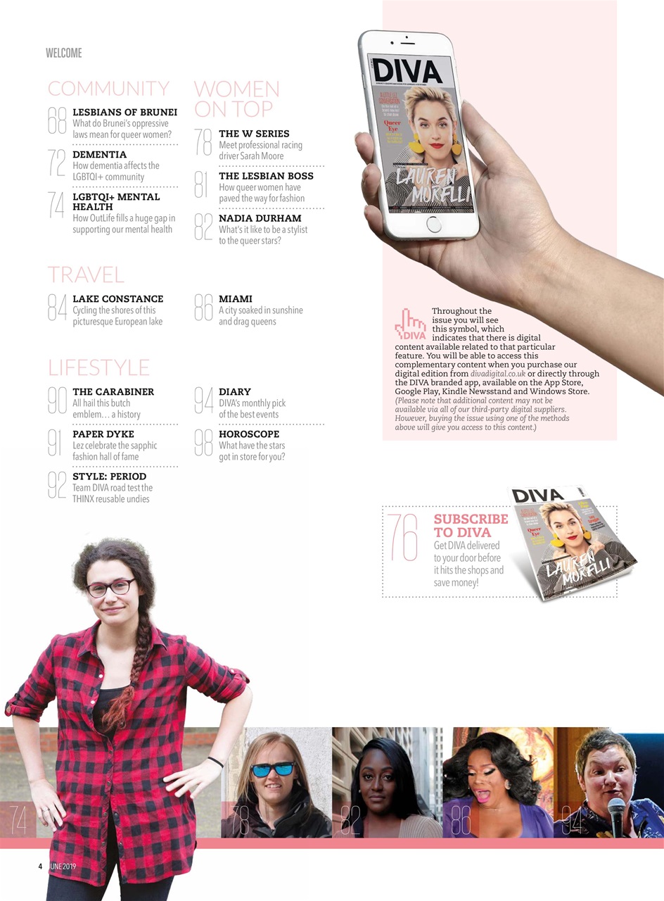 DIVA Magazine Preview Pages