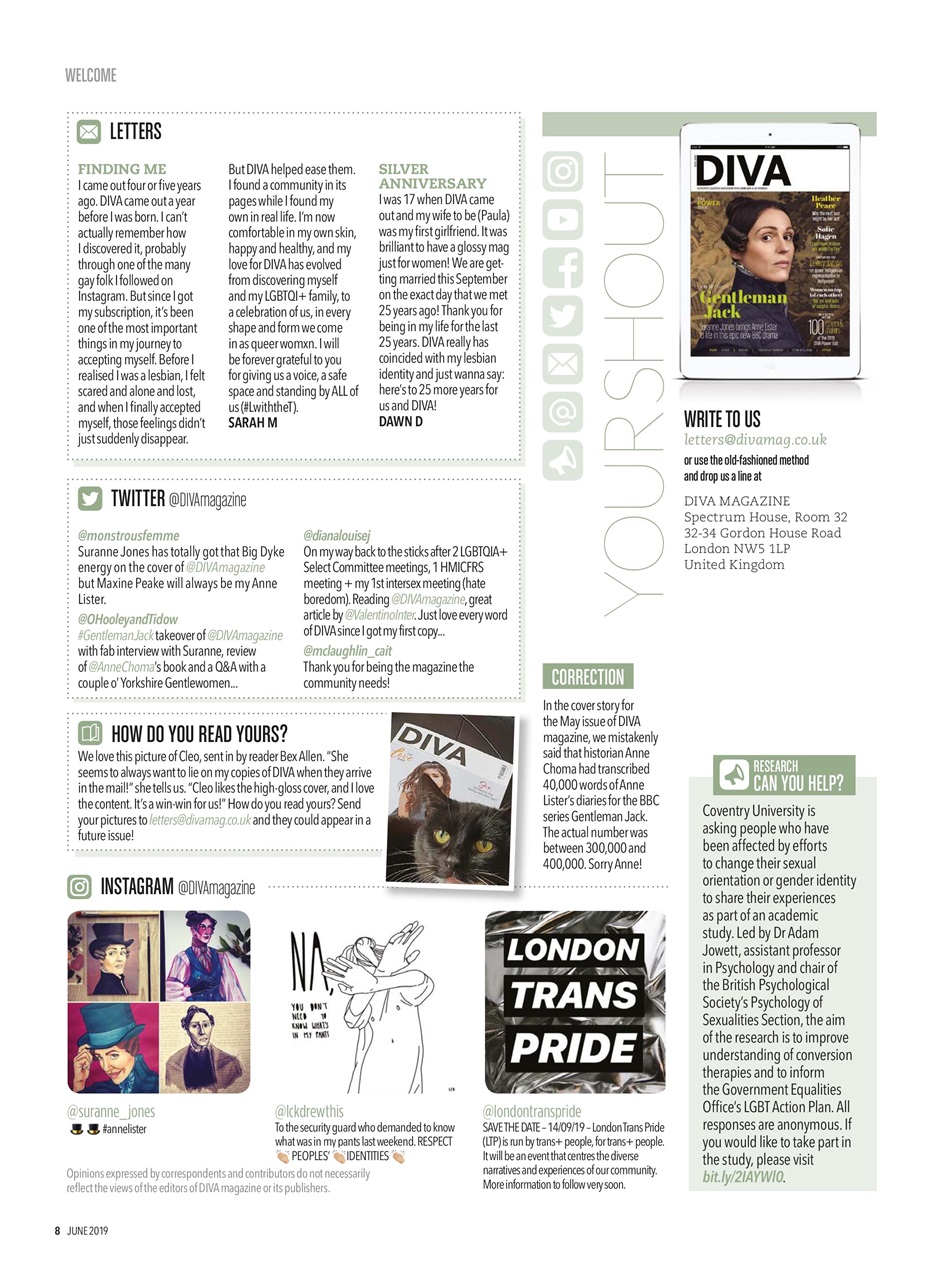 DIVA Magazine Preview Pages