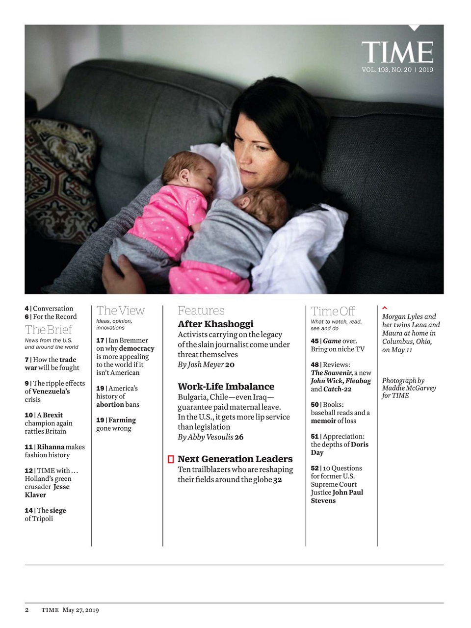 TIME Magazine Europe Preview Pages