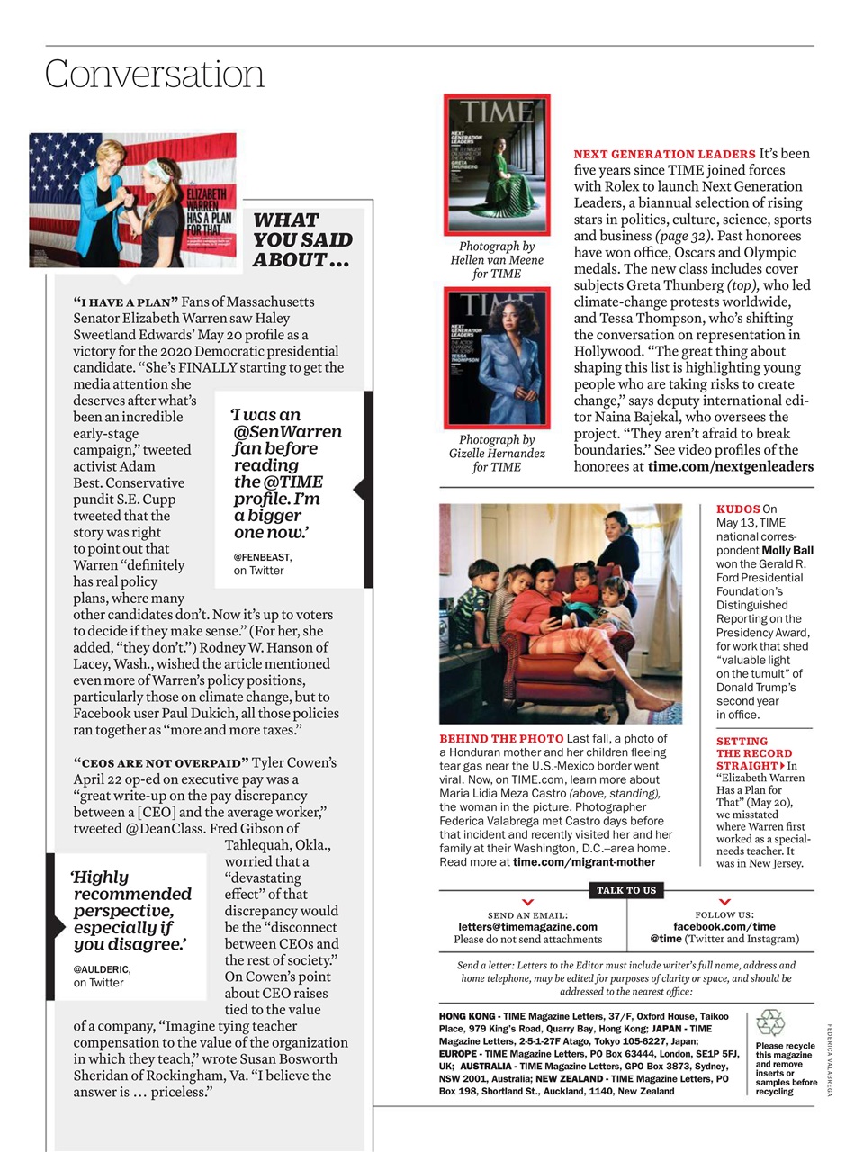 TIME Magazine Europe Preview Pages