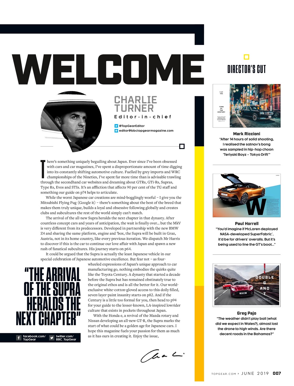 BBC Top Gear Magazine Preview Pages