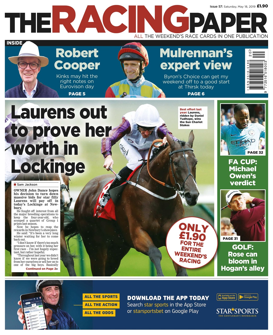 The Racing Paper Preview Pages