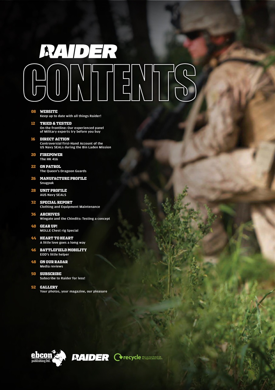 Raider Preview Pages