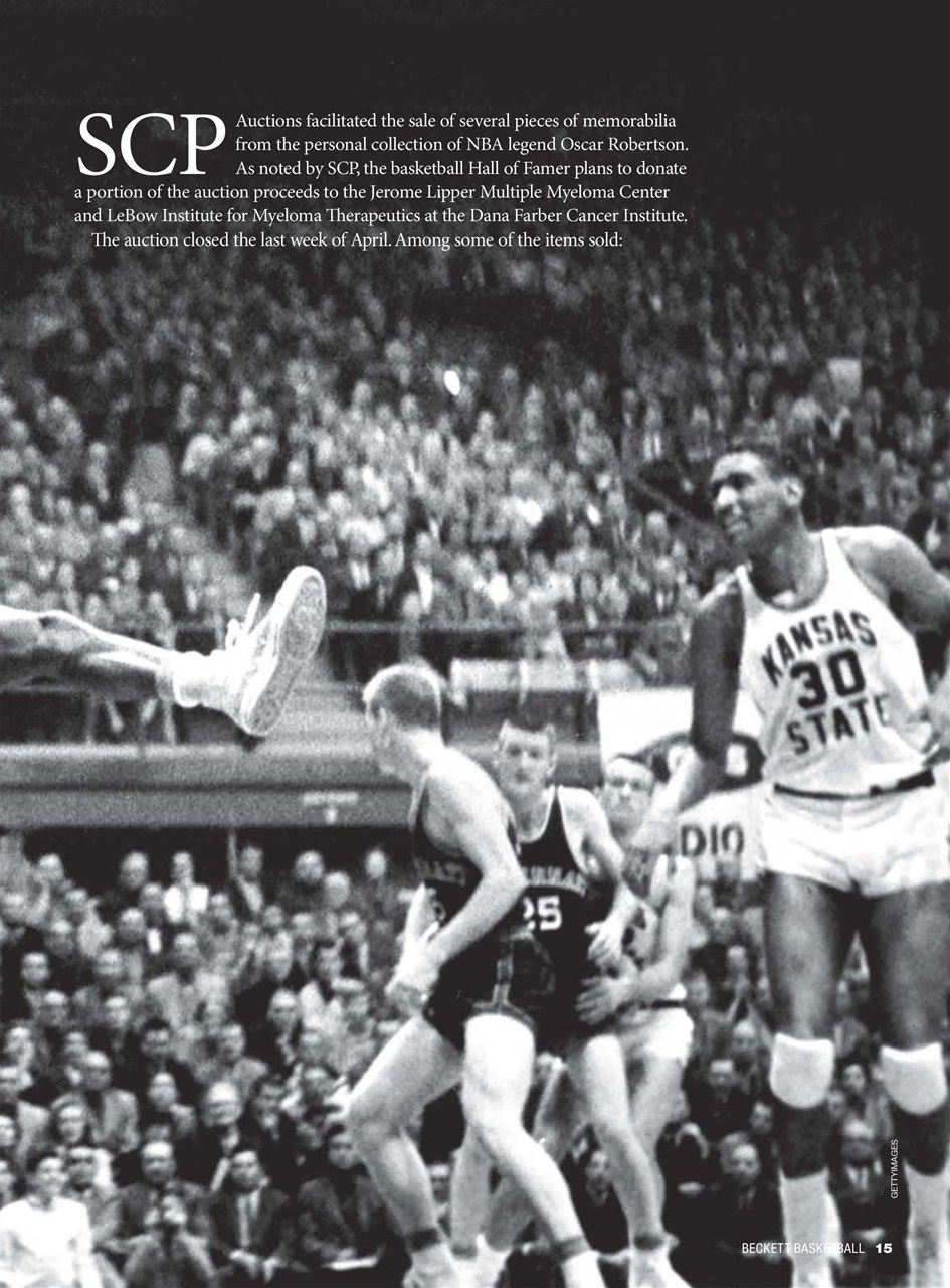Beckett Basketball Magazine Preview Pages