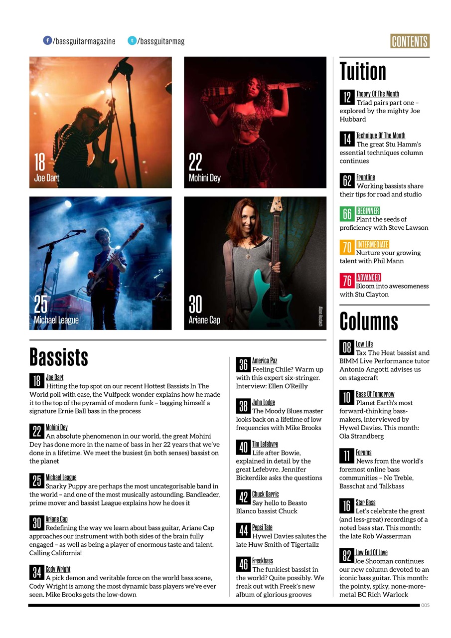 Bass Player UK Preview Pages