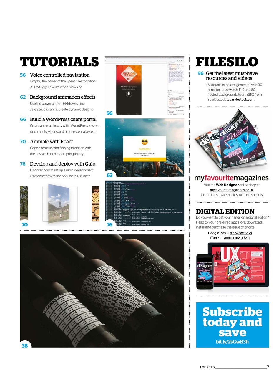 Web Designer Preview Pages
