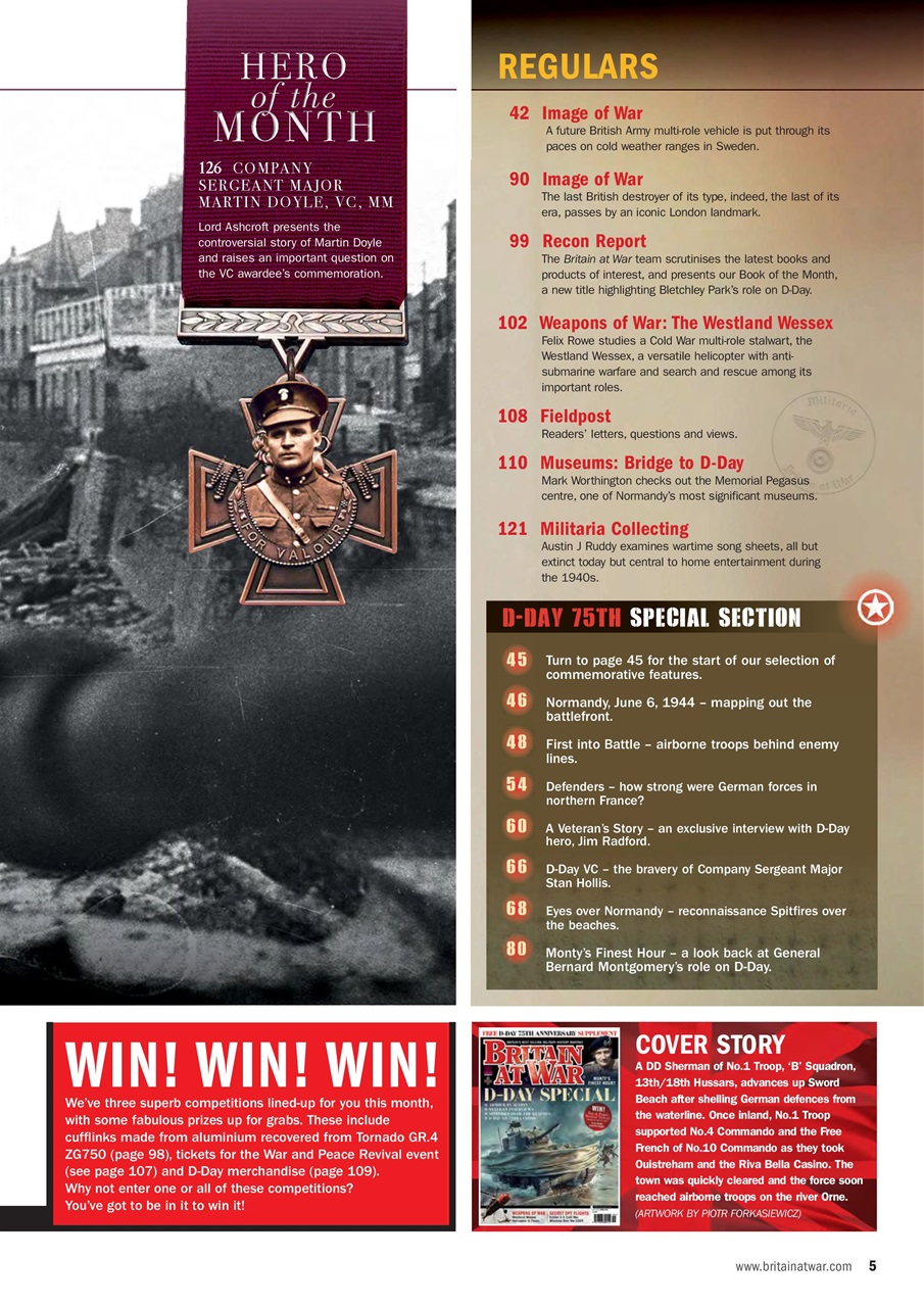 Britain at War Magazine Preview Pages