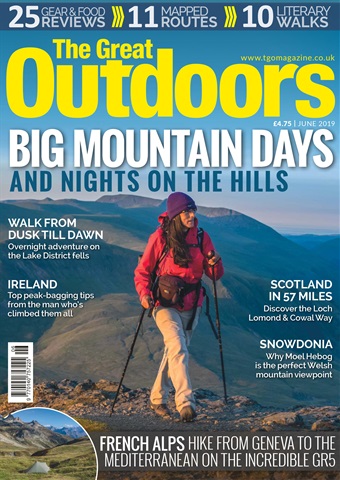 TGO - The Great Outdoors Magazine issue June 2019