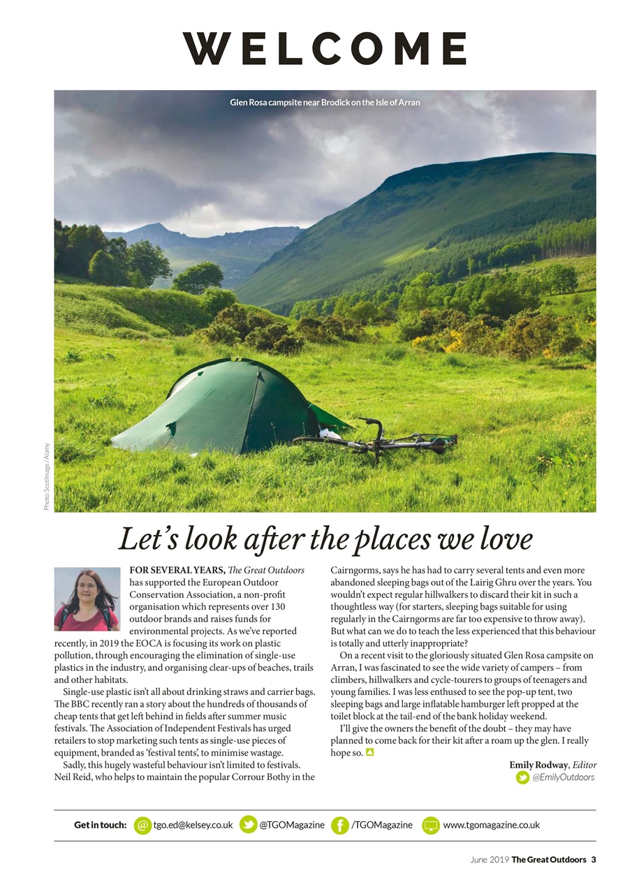 TGO - The Great Outdoors Magazine Preview Pages