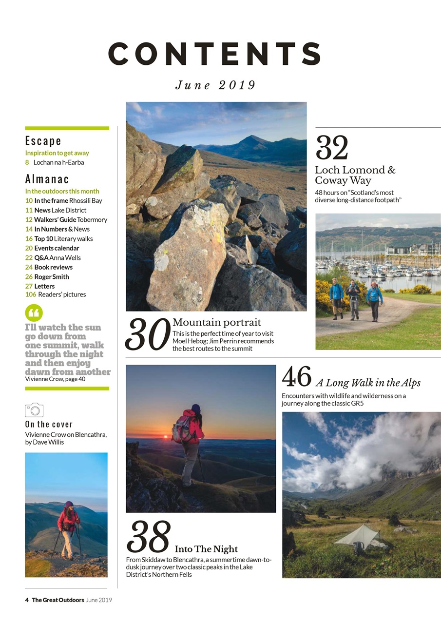 TGO - The Great Outdoors Magazine Preview Pages