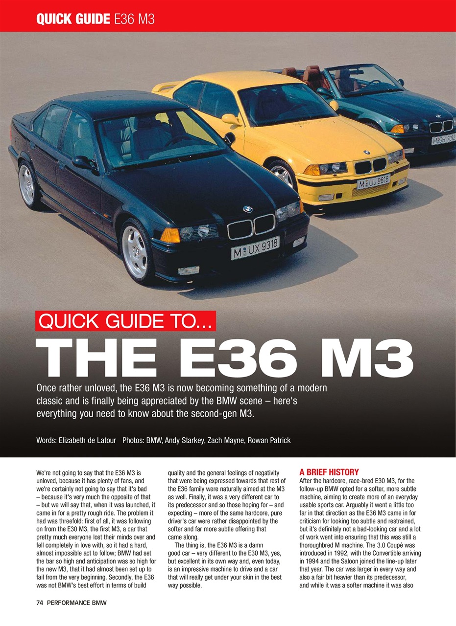 Performance BMW Preview Pages