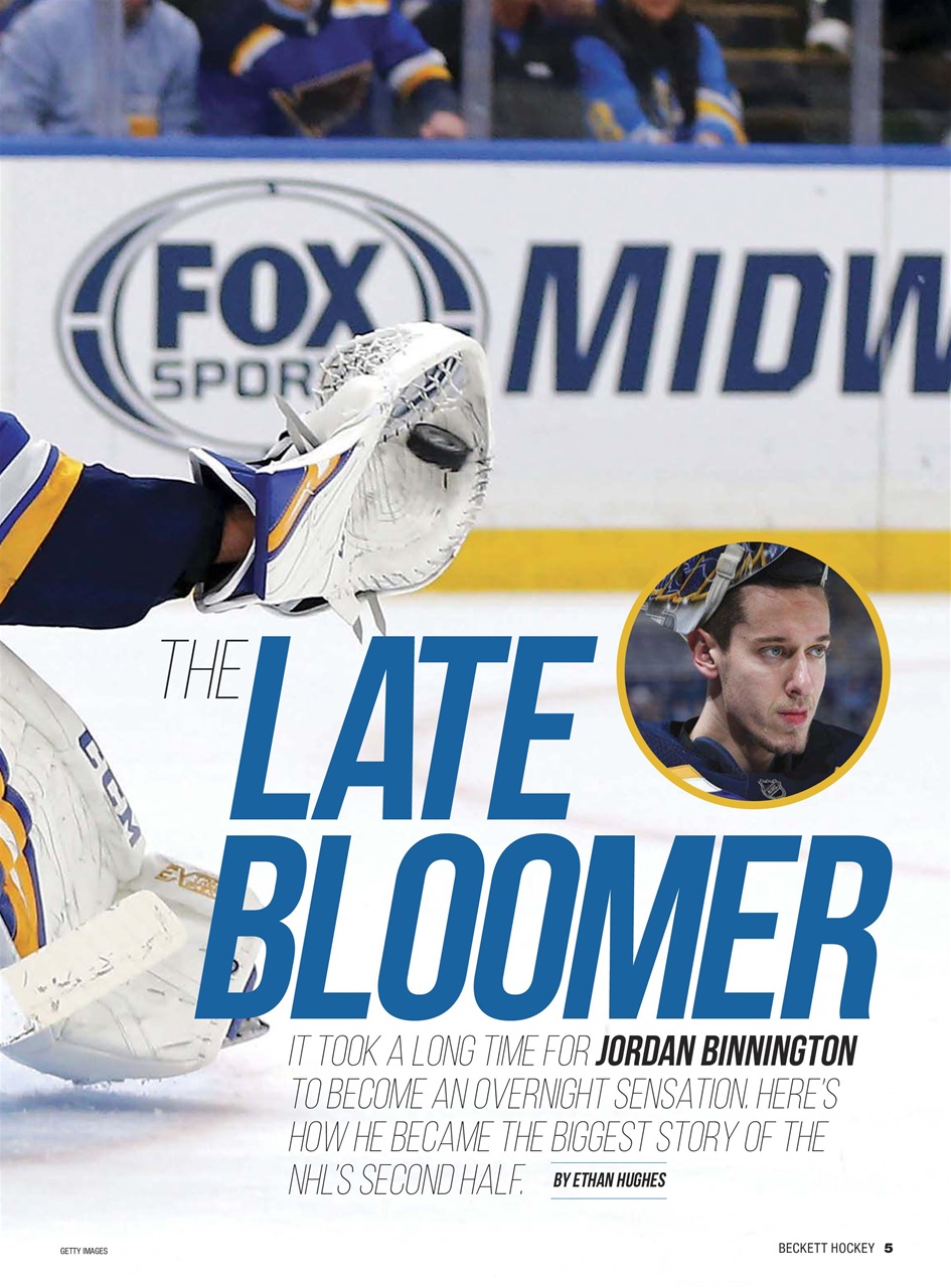 Beckett Hockey Magazine Preview Pages