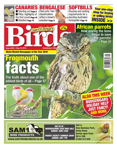 Cage & Aviary Birds issue 22/05/2019