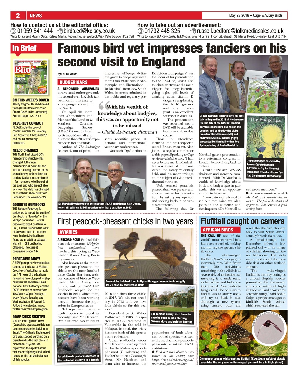 Cage & Aviary Birds Preview Pages