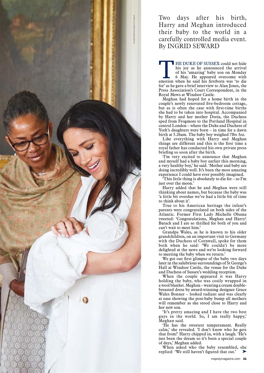 Majesty Magazine Preview Pages