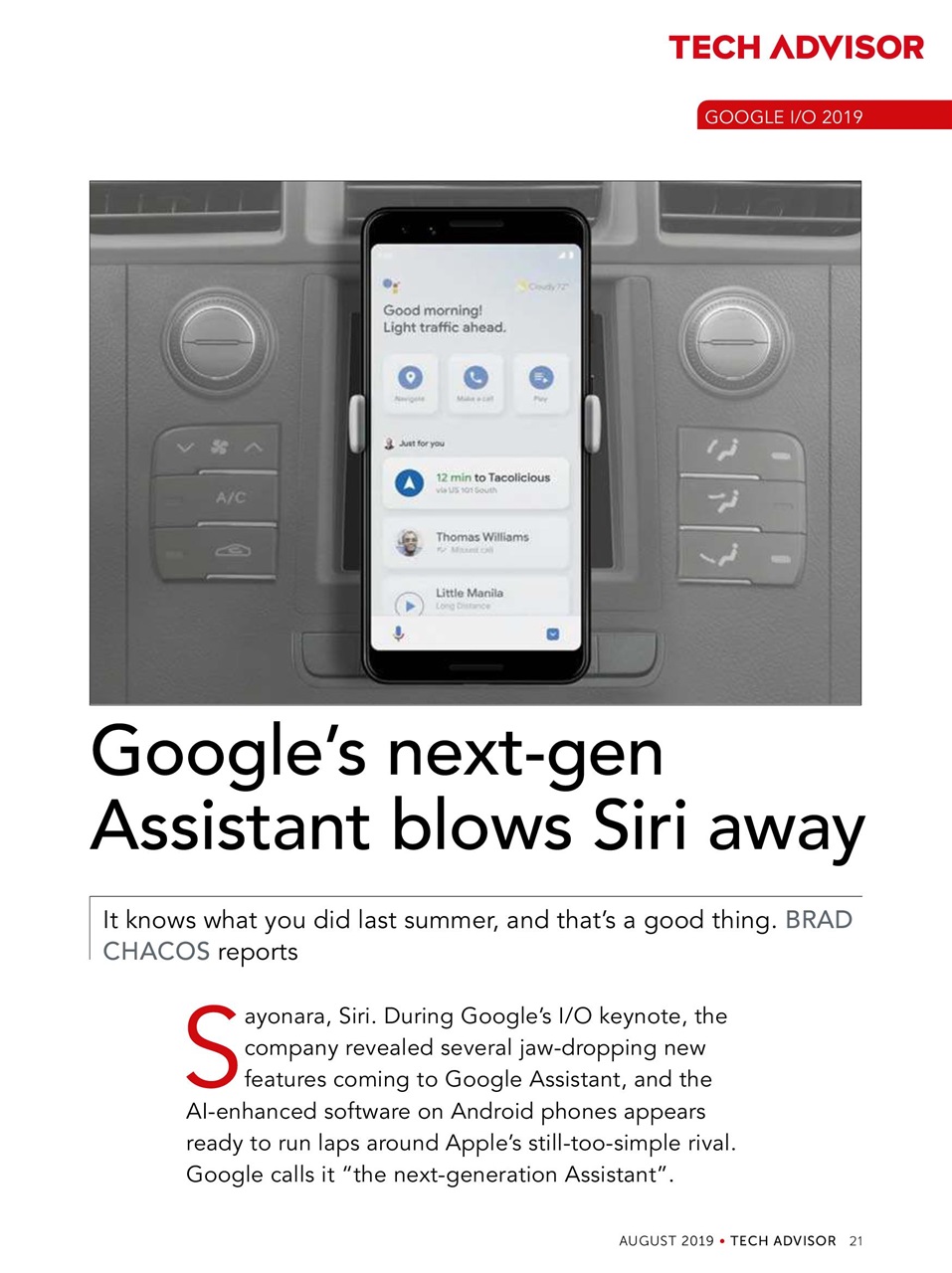 Tech Advisor Preview Pages