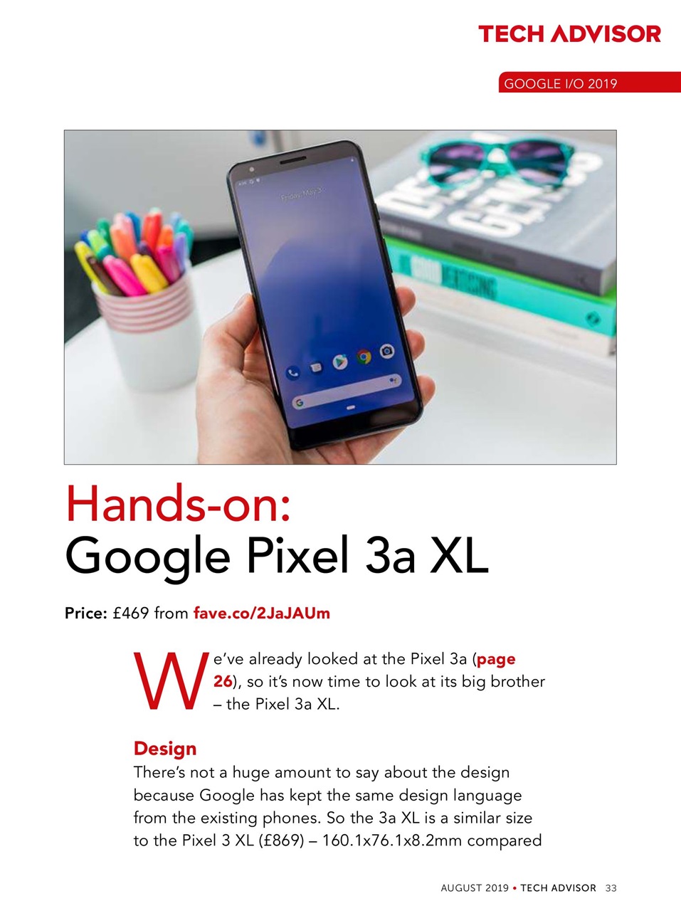 Tech Advisor Preview Pages