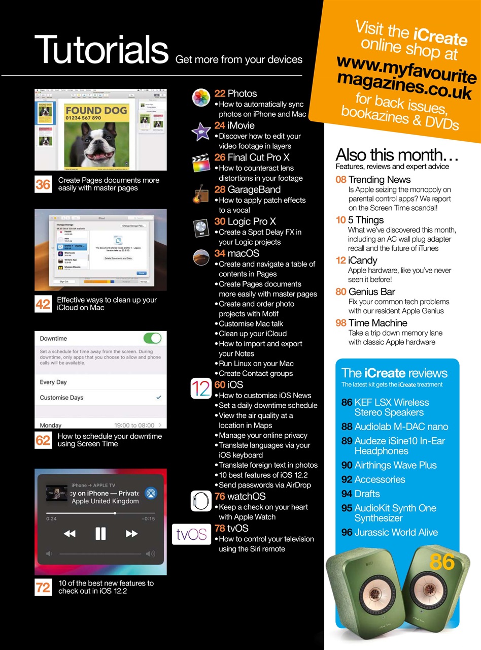iCreate Preview Pages
