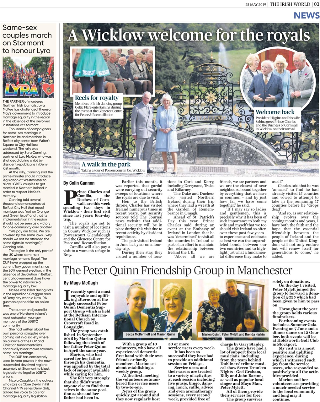 Irish World Preview Pages