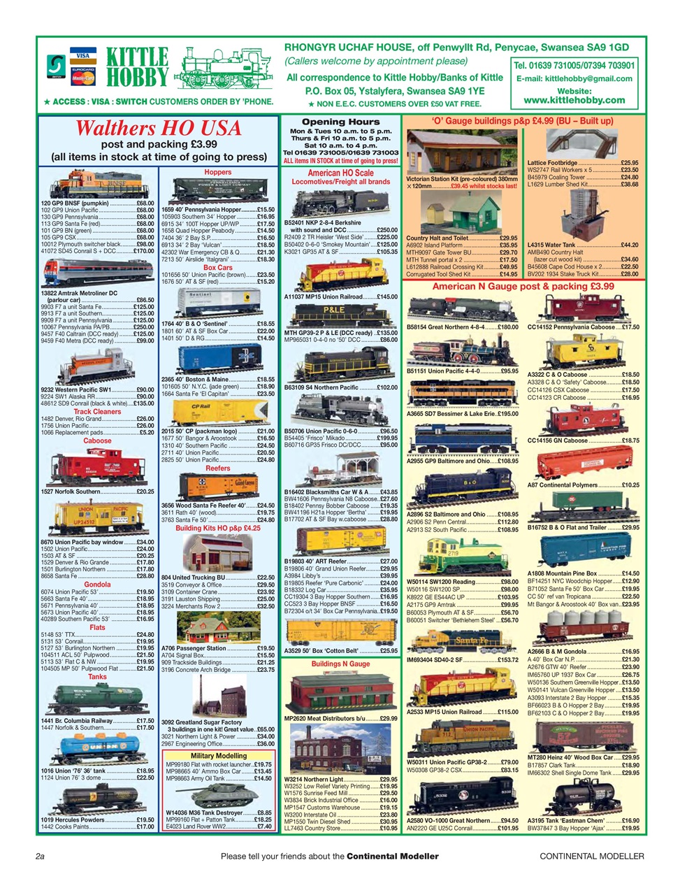 Continental Modeller Preview Pages
