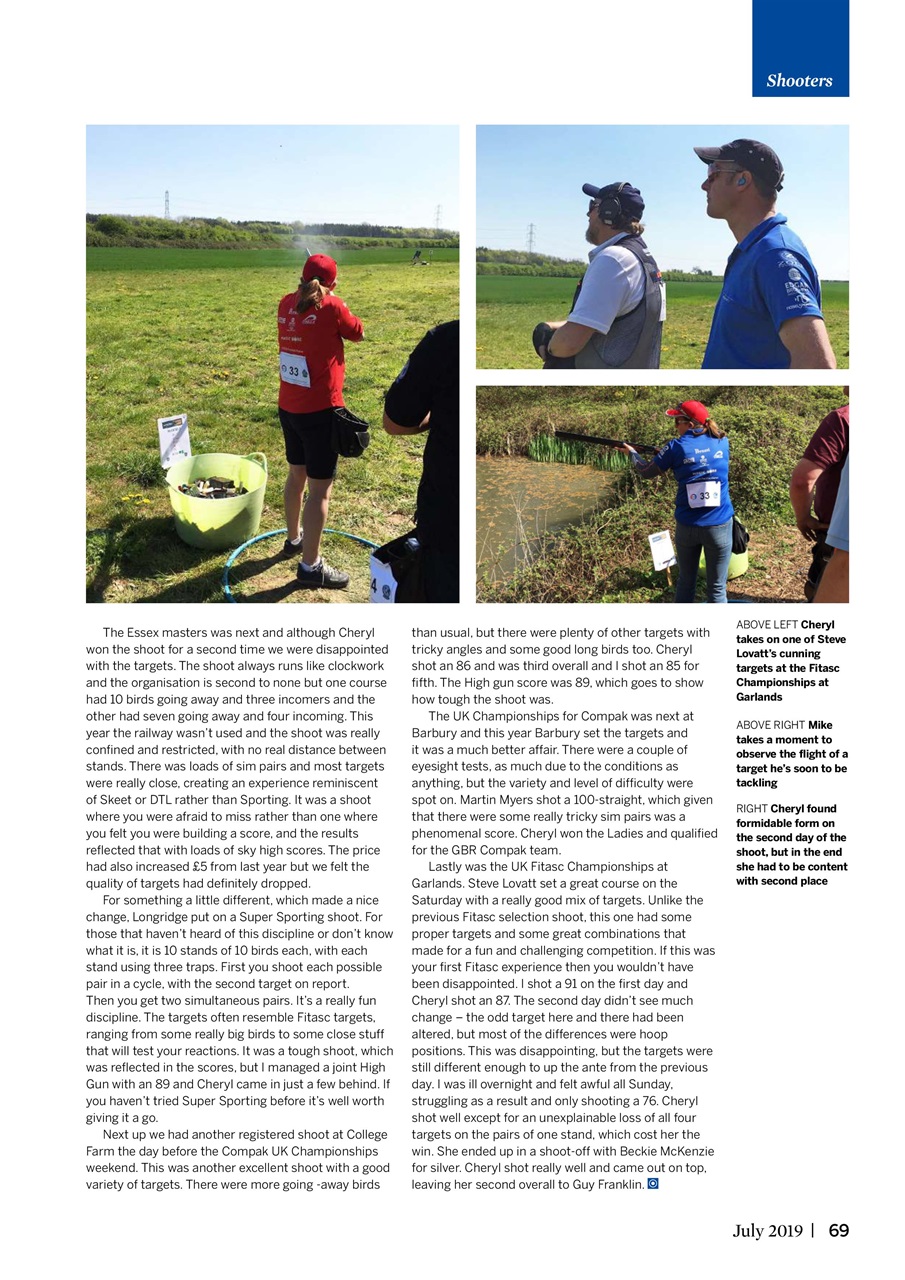 Clay Shooting Preview Pages