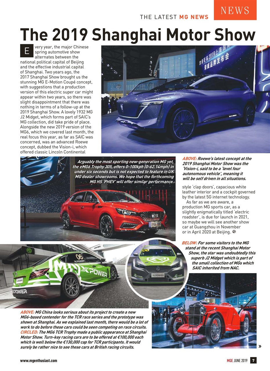 MG Enthusiast Preview Pages