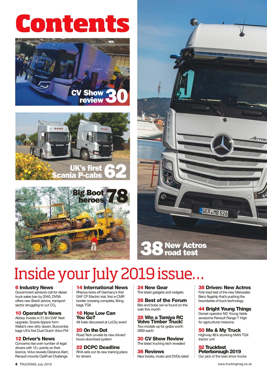 Trucking Magazine Preview Pages