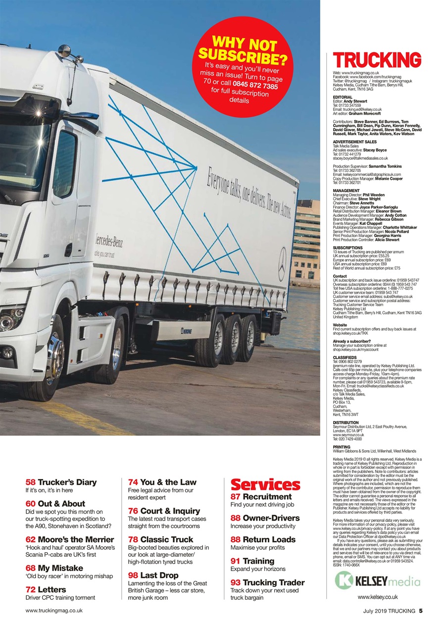 Trucking Magazine Preview Pages