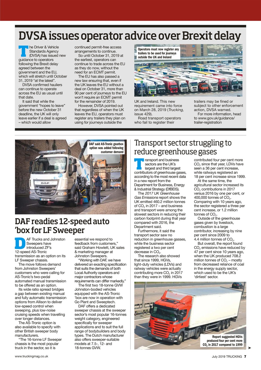Trucking Magazine Preview Pages