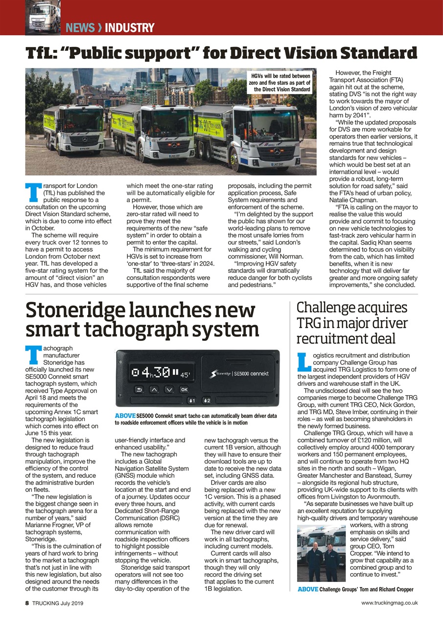 Trucking Magazine Preview Pages