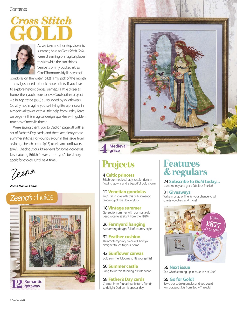 Cross Stitch Gold Preview Pages
