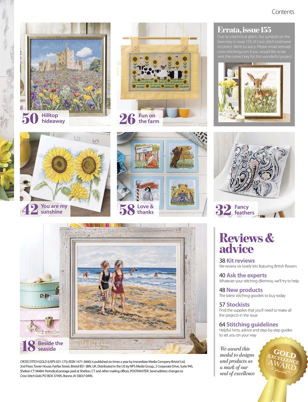 Cross Stitch Gold Preview Pages