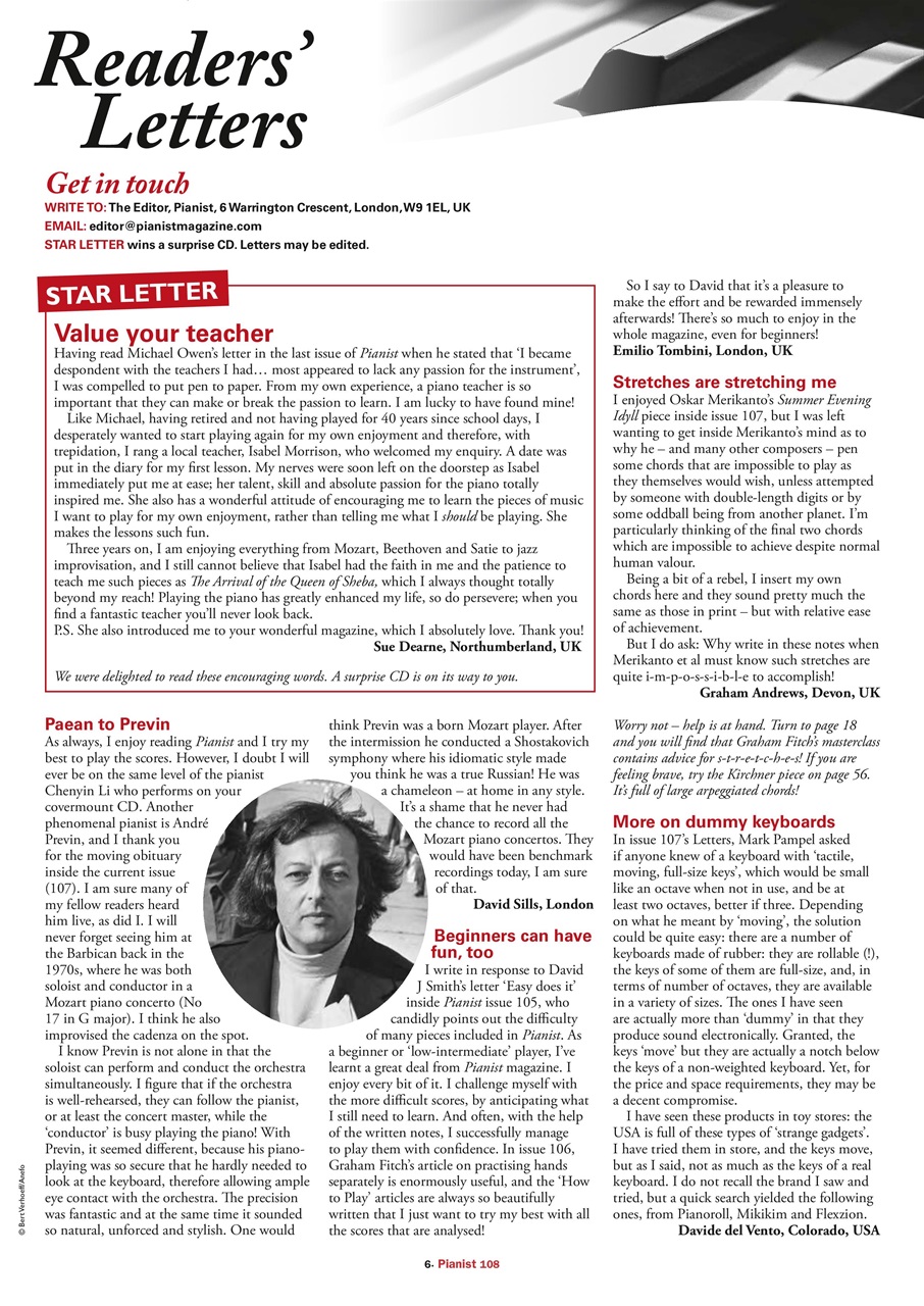 Pianist Preview Pages