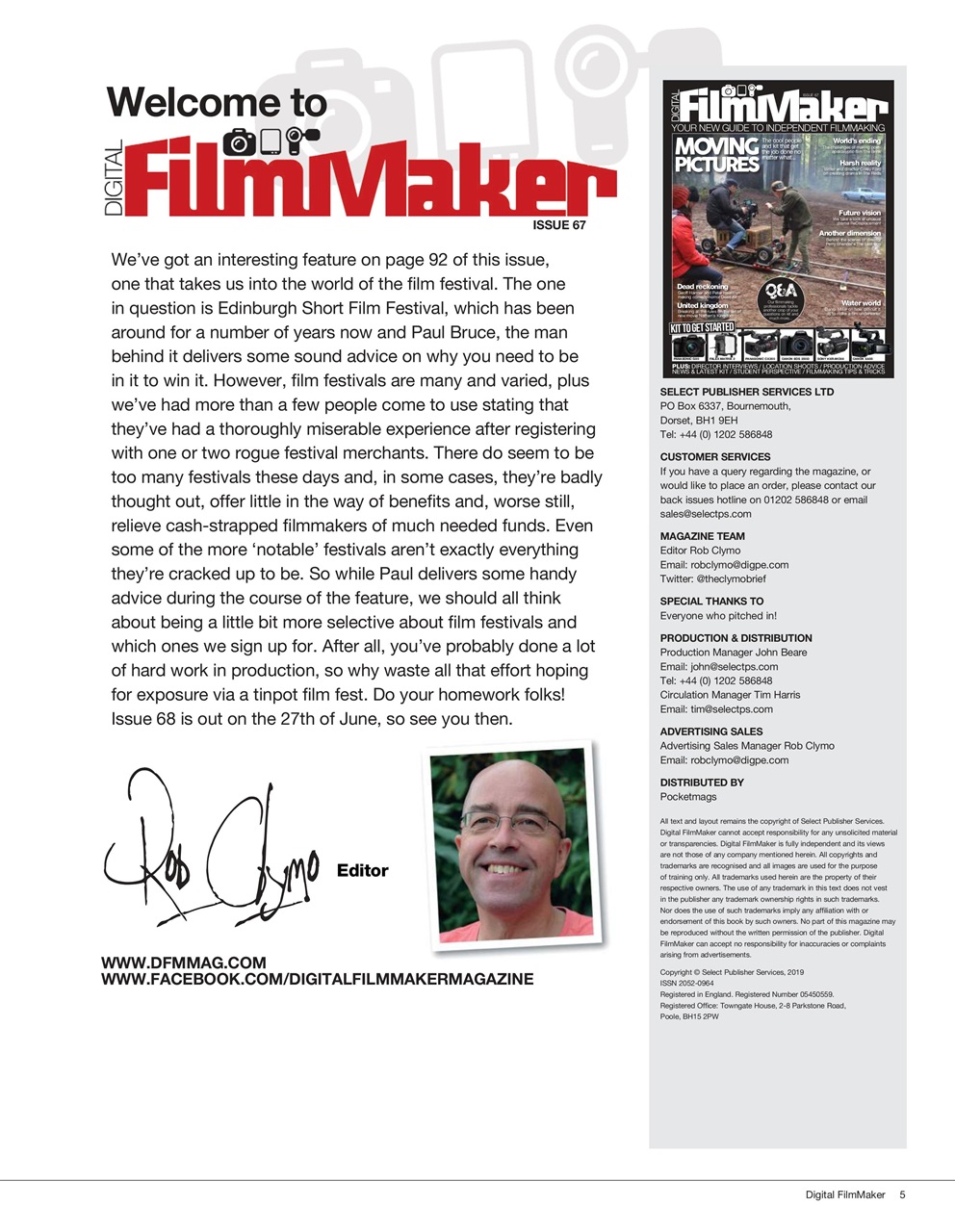 Digital FilmMaker Preview Pages