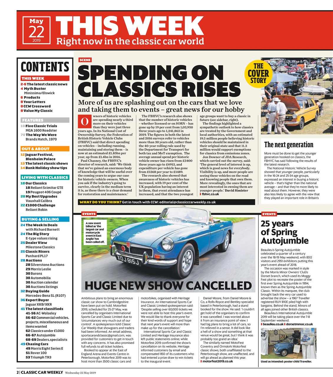 Classic Car Weekly Preview Pages