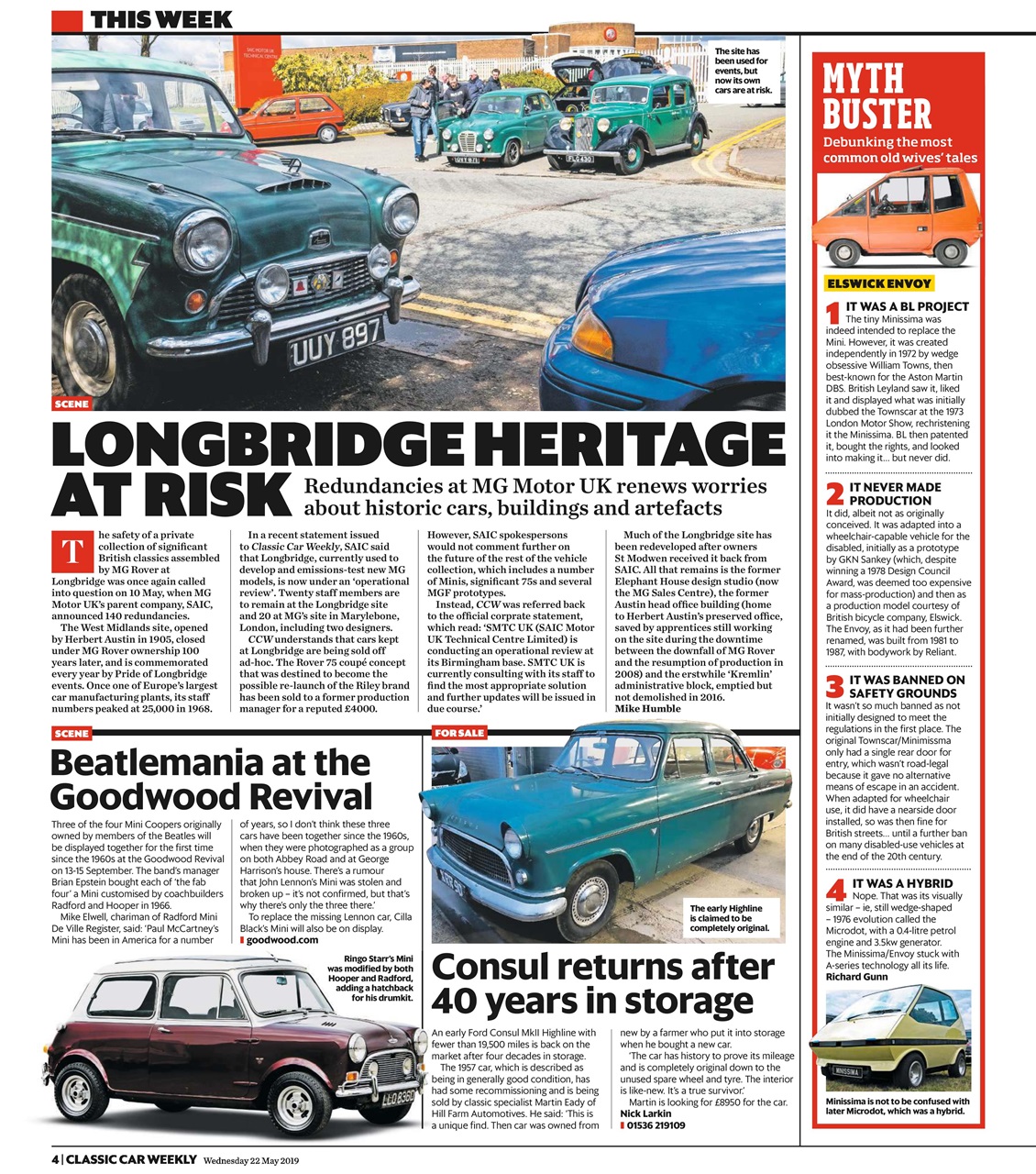 Classic Car Weekly Preview Pages
