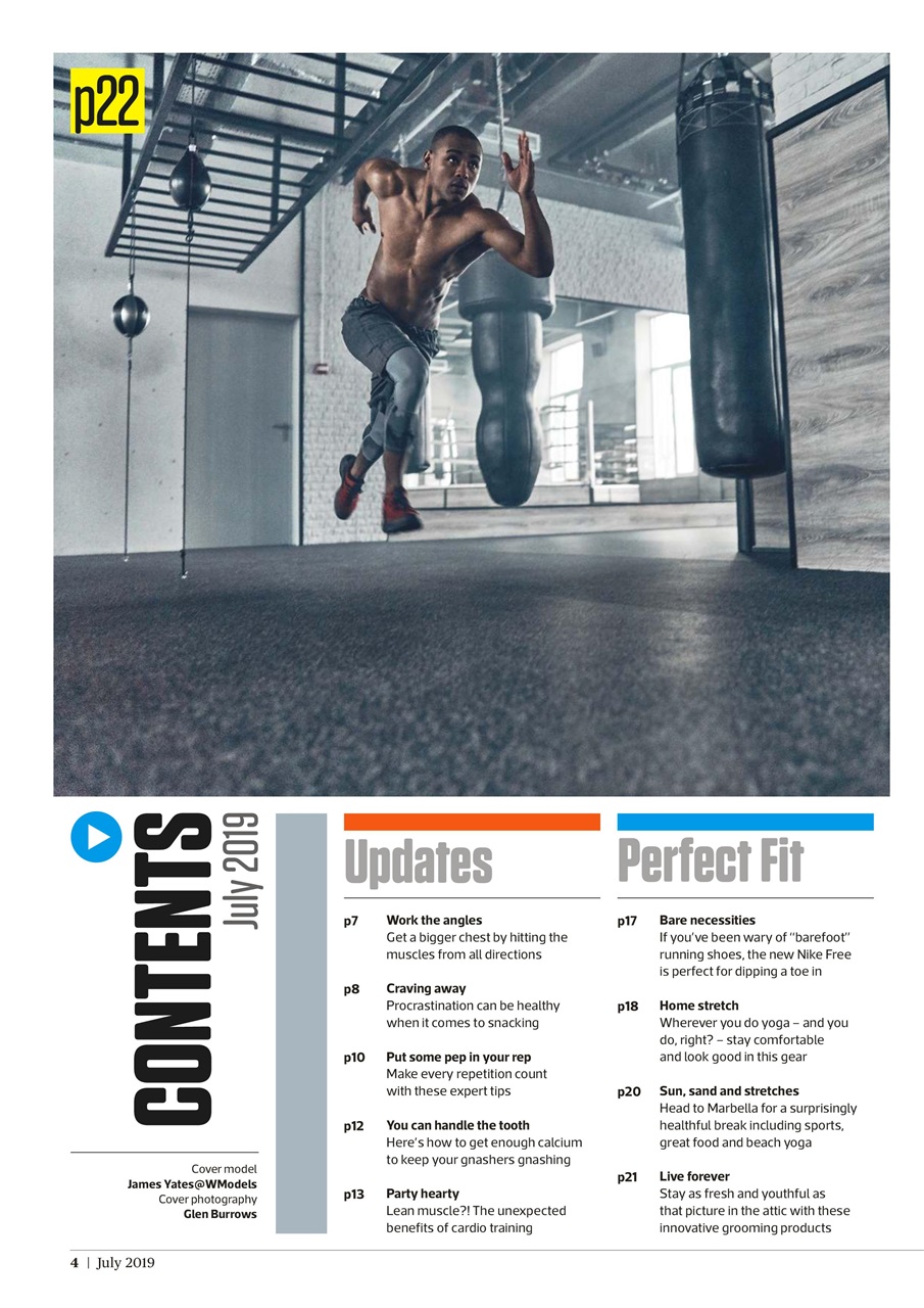 Men's Fitness Preview Pages