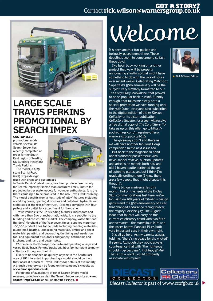 Diecast Collector Preview Pages