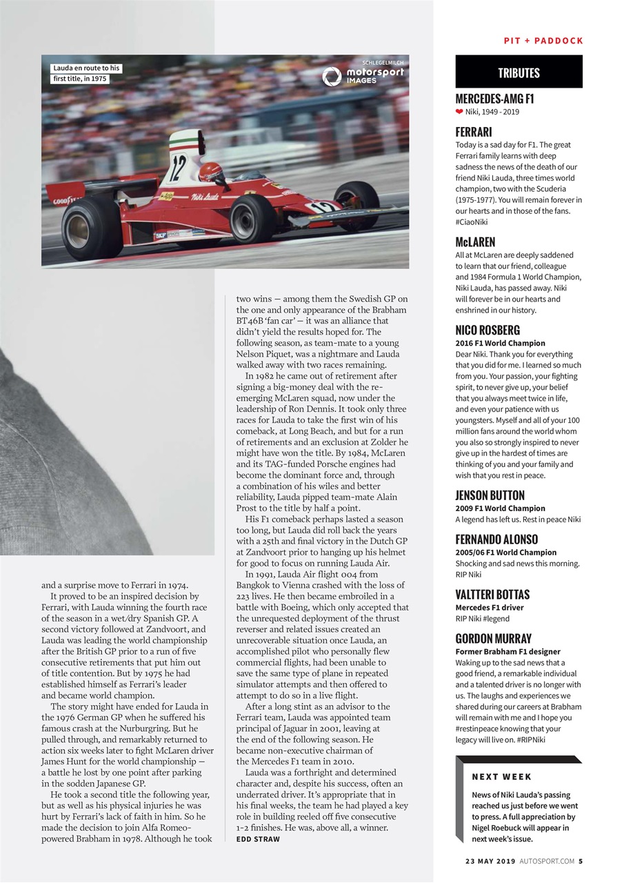 Autosport Preview Pages