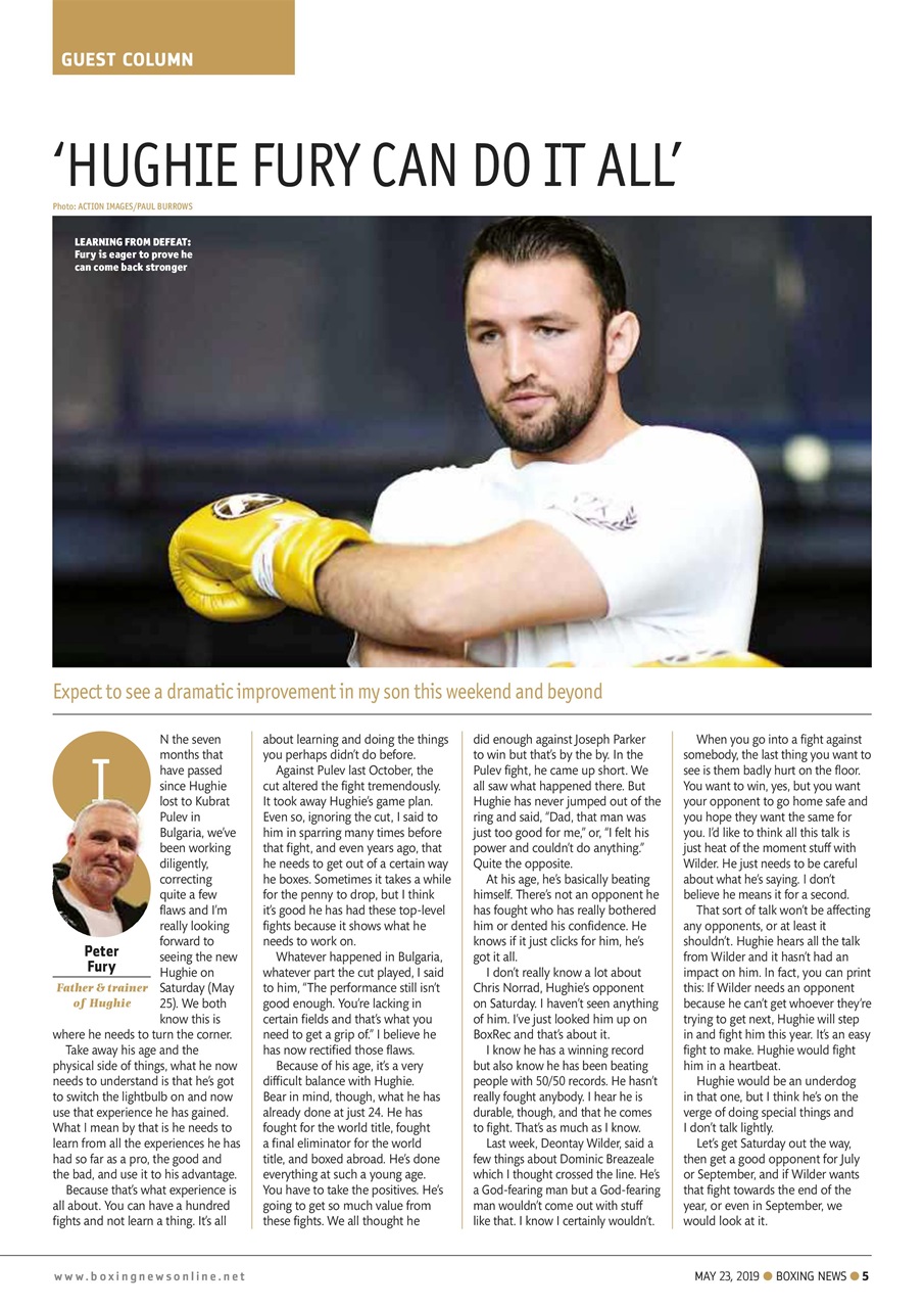 Boxing News Preview Pages