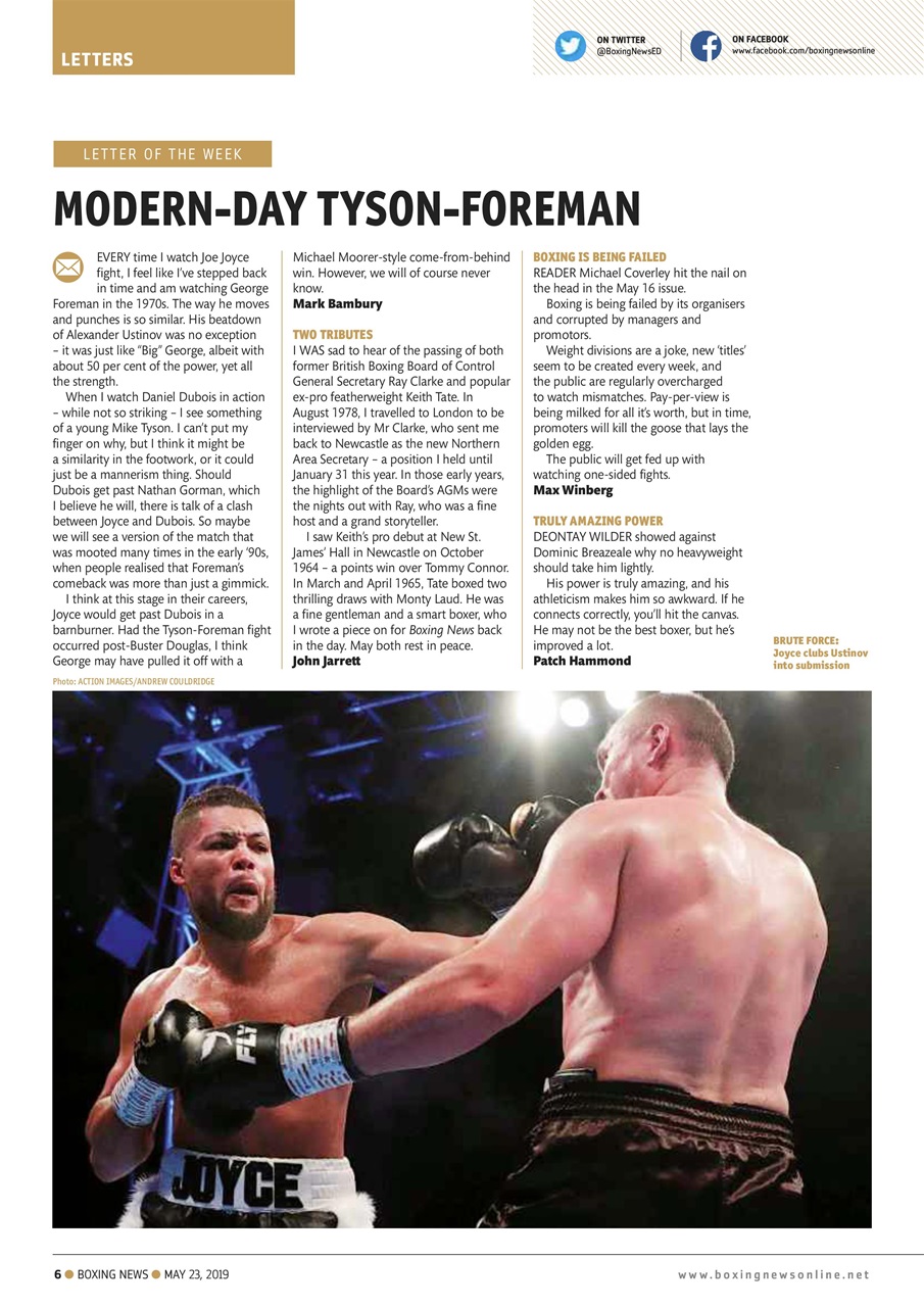 Boxing News Preview Pages