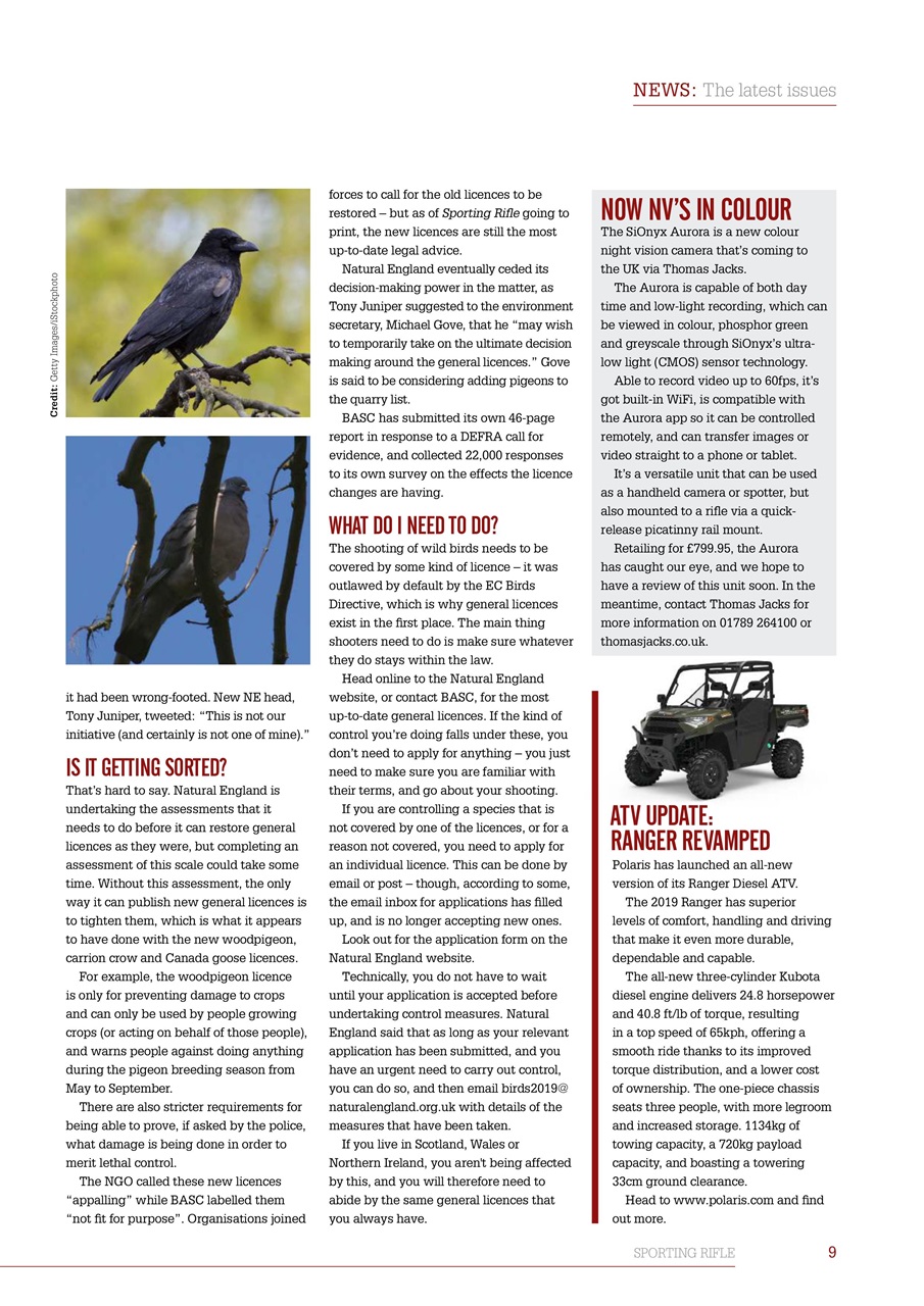 Sporting Rifle Preview Pages