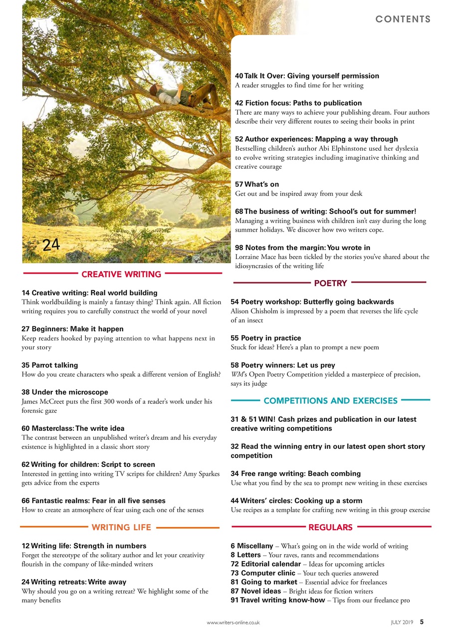 Writing Magazine Preview Pages